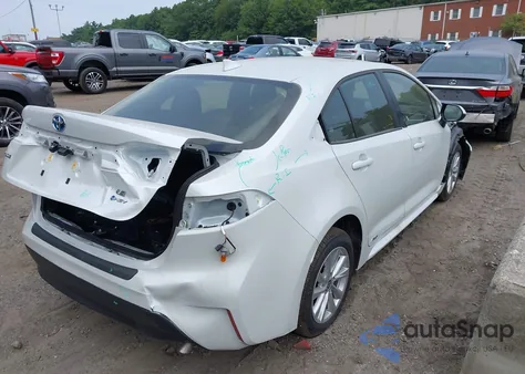 2025 Toyota Corolla Hybrid Le from USA, damaged, VIN JTDBDMHEXSJ012318